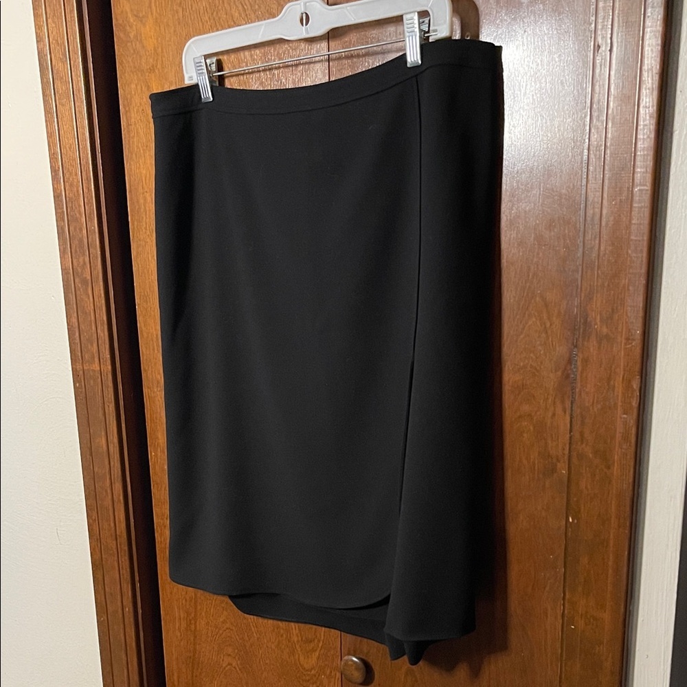 Vintage Giorgio Armani Collezioni Black Skirt Size 12 - Picture 3 of 5